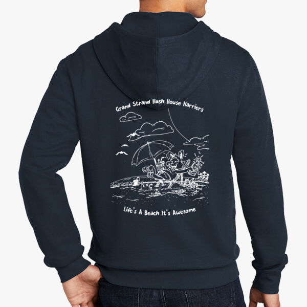 Life's A Beach Full Zip Hoodie Thumbnail